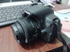 EOS 700D Camera with prime lens EF 35mm 1:2